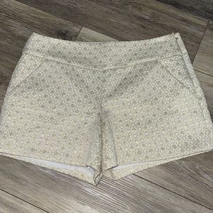 Lilly Pulitzer Gold Shorts